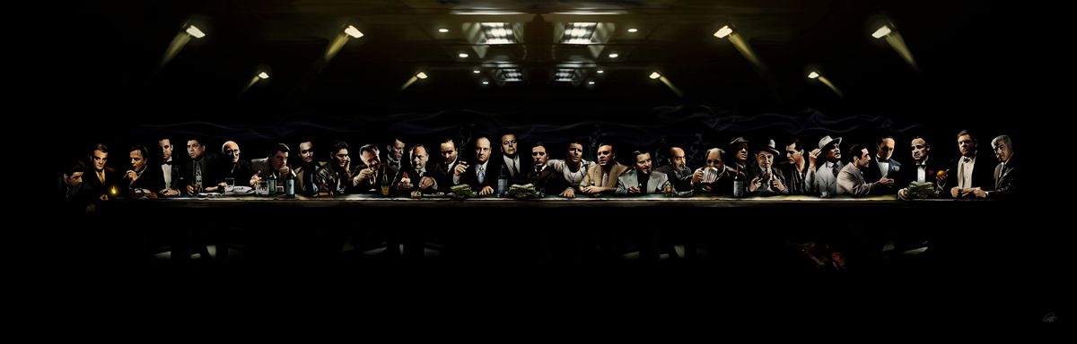 Mafia Canvas Gangster Art Print