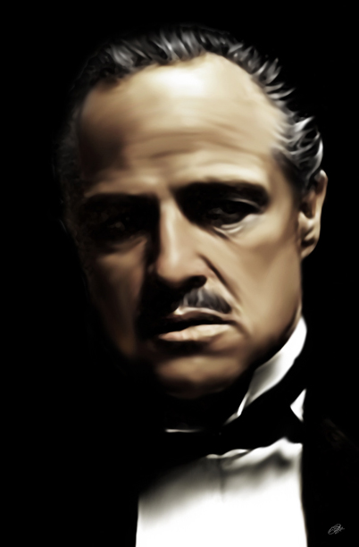 Vito Corleone The Godfather Canvas Art Print - vito-corleone-canvas-art-print